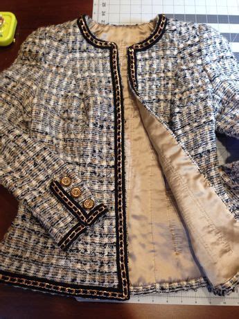 original chanel jacket lining fabric|Chanel jacket women.